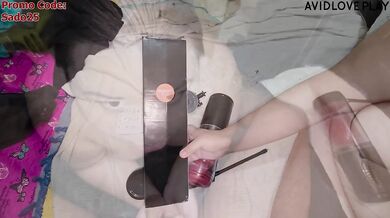 Thick BBW’s 4D Toy Destroys Him Face Fucking His Load on Her Sloppy Mouth