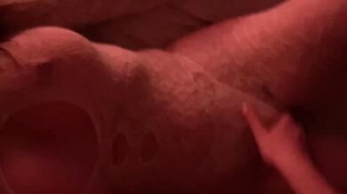 Hot latina gets my cock hard and soaks her hand with a huge cumshot