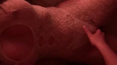 Hot latina gets my cock hard and soaks her hand with a huge cumshot