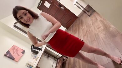 Stepsis big job interview gets destroyed Violet Dawn with Danny Dirt hard creampie