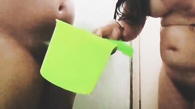 Filipina wife gets deepthroat then a creampie in another house best blowjob