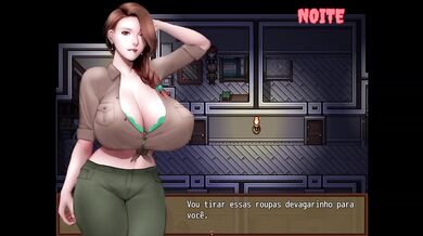 MILF's tits get ravaged in Zombie Retreat hentai game