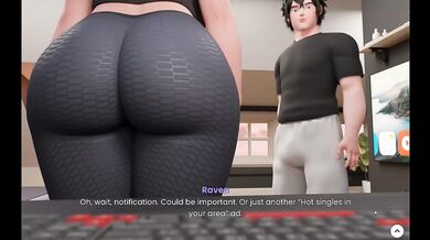 Goth Step Sis destroyed in brutal doggystyle fuck from behind