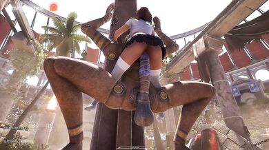 Milf Lara gets her pussy wrecked by ancient monster in public blowjob blowout