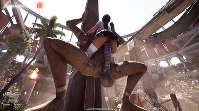 Milf Lara gets her pussy wrecked by ancient monster in public blowjob blowout
