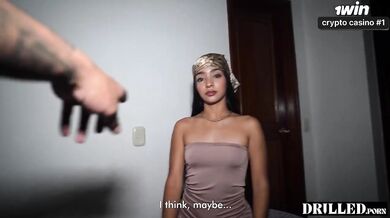 Latina Teen Gets Destroyed by Rough Big Cock Creampie POV Step Sister Fucks Hard