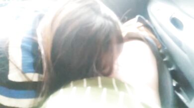 Filipina teacher destroys dick in her car student gets gushed raw