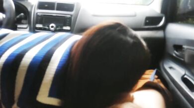 Filipina teacher destroys dick in her car student gets gushed raw