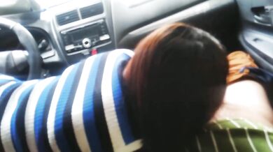 Filipina teacher destroys dick in her car student gets gushed raw