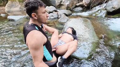 Final part raw public fucking river cum dump she let it drip everywhere