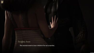 Desert Stalker #79 destroys her big tits in visual novel porn