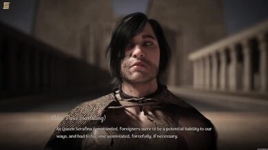 Desert Stalker #79 destroys her big tits in visual novel porn