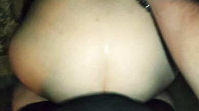 Hard anal sex with my wife creampie drenched big ass milf mom