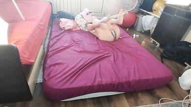 Hairy milf deepthroats while japanese massage her latina anal