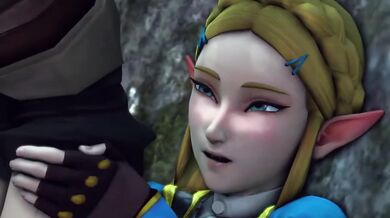 Cute Princess Zelda Gets Destroyed Doggy By Werewolf Cumshot Pounding