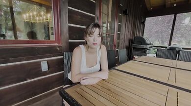 Petite brunette gets face fucked anal deepthroat poi peeping tom