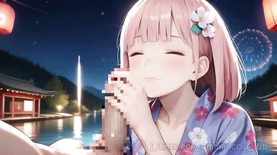 100 Yukata Waifus Ate My Cock During Firework Night Vol2
