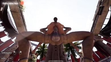 Lara's Secret found the Ancient Temple and monster's huge cock worshiped every inch