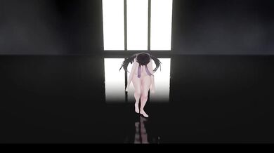 MMD Elf VTuber Gets R18 Nude in Hot Hentai Dance