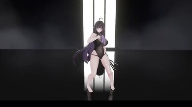 MMD Elf VTuber Gets R18 Nude in Hot Hentai Dance