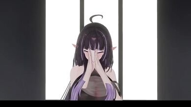 MMD Elf VTuber Gets R18 Nude in Hot Hentai Dance