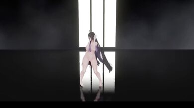 MMD Elf VTuber Gets R18 Nude in Hot Hentai Dance