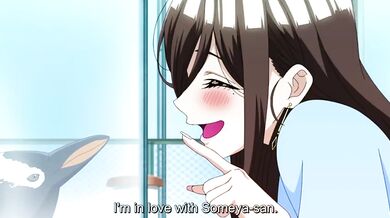 My classmate is a sexy actress and now we live together handjob and cowgirl hentai sex