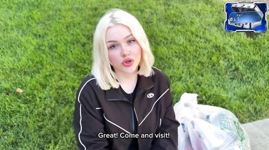 Blonde bombshell begs to get destroyed and creampied raw