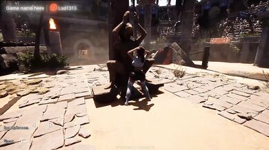 Lara gets a monster cock buried deep in ancient ruins elven bdsm gangbang