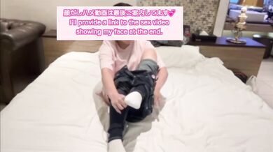 Sweaty solo session after workout Japanese amateur nechonecho masturbation