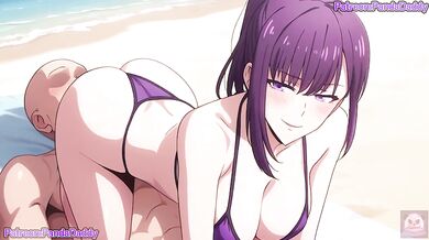 Solo Leveling Sung Jinah blows roleplay in bikini hentai