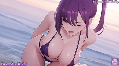 Solo Leveling Sung Jinah blows roleplay in bikini hentai