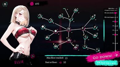 Blonde Witch Gushing Lich’s Towering Dick in Nasty Hentai Game