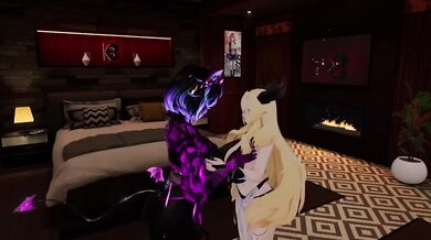VR Chat fuck fest with silent ex when she destroys me raw