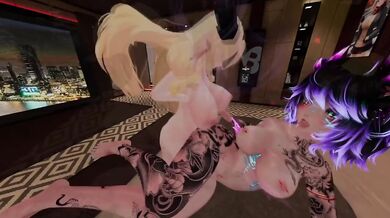 VR Chat fuck fest with silent ex when she destroys me raw