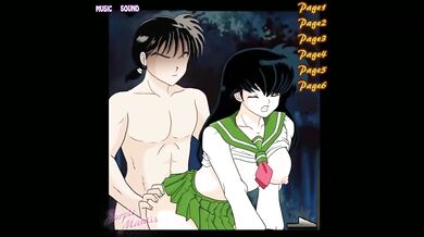 Kagome's purple mantis gets a big ass doggystyle in tentacle hentai