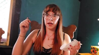 Ms Thrope Smokes new cigarette brands dripping deep throat