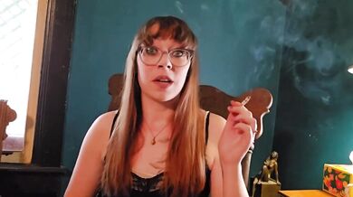Ms Thrope Smokes new cigarette brands dripping deep throat