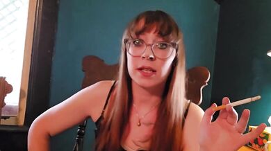 Ms Thrope Smokes new cigarette brands dripping deep throat