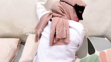 Doctor gets her tight married pussy fucked raw and creampied full of cum