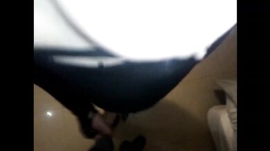 Sissy strap-on BBC destroyed tight anal dildo
