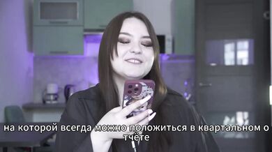 Mistress turned her husband into a slave Russian strap-on facial cumshot femdom goddess