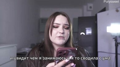 She played with the seller while customers walked by Russian femdom goddess naked public