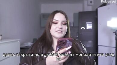 She played with the seller while customers walked by Russian femdom goddess naked public