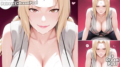 Naruto Tsunade big tits hentai ruined by xDreamPool raw uncensored blowjob