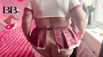 Bella Binks Schoolgirl Gets Stretched By Fat Toys Bursting Her Blonde Cunt