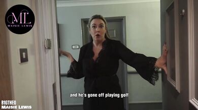 Maisie Lewis gets throat fucked in hotel cheating MILF deep penetration