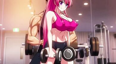 Gym trainer gets milf yoga pants stretched by big dick hentai