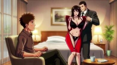 Curvy Wife Serves Rich Guy Hubby’s Debt Paid With Creamy Loads