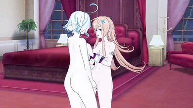 Escoffier x Furina raw hentai yuri R34 Genshin Impact